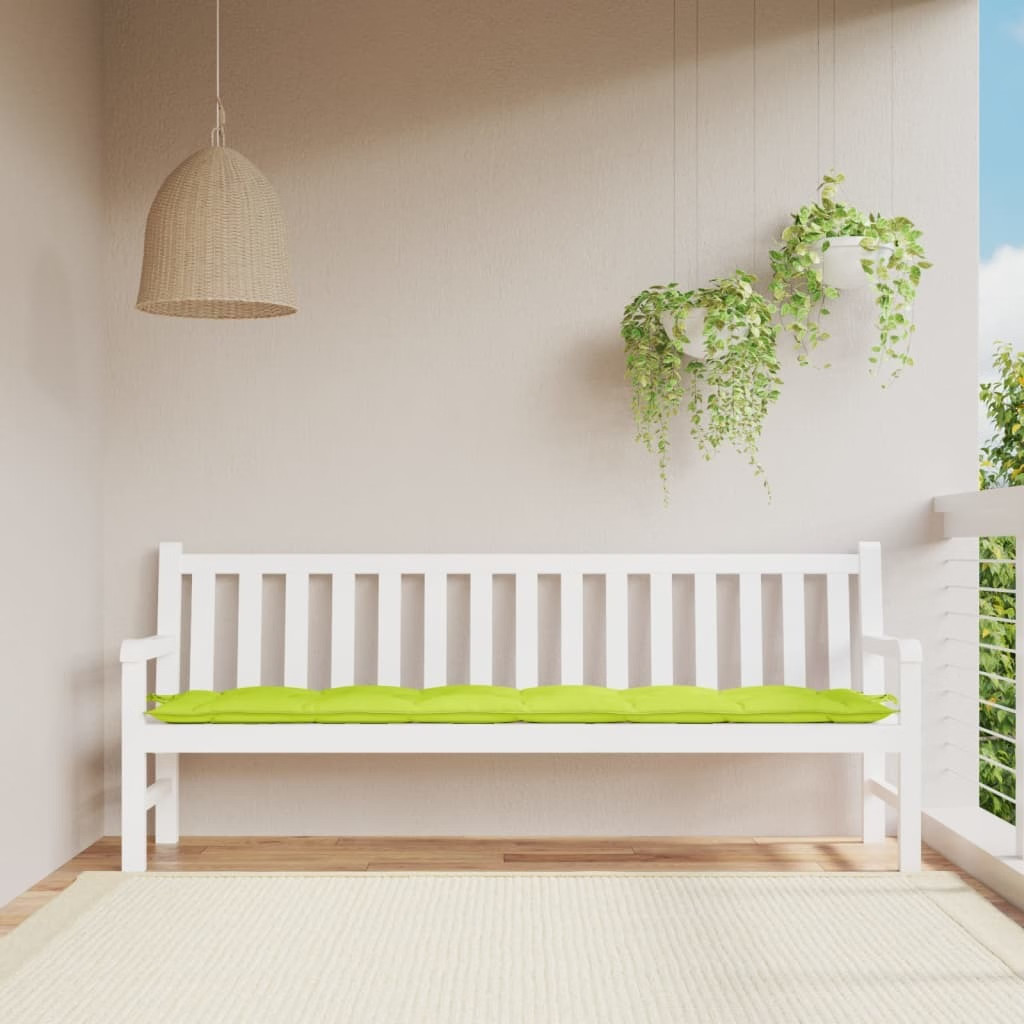 Garden Bench Cushion Bright Green 78.7″x19.7″x2.8″ Oxford Fabric