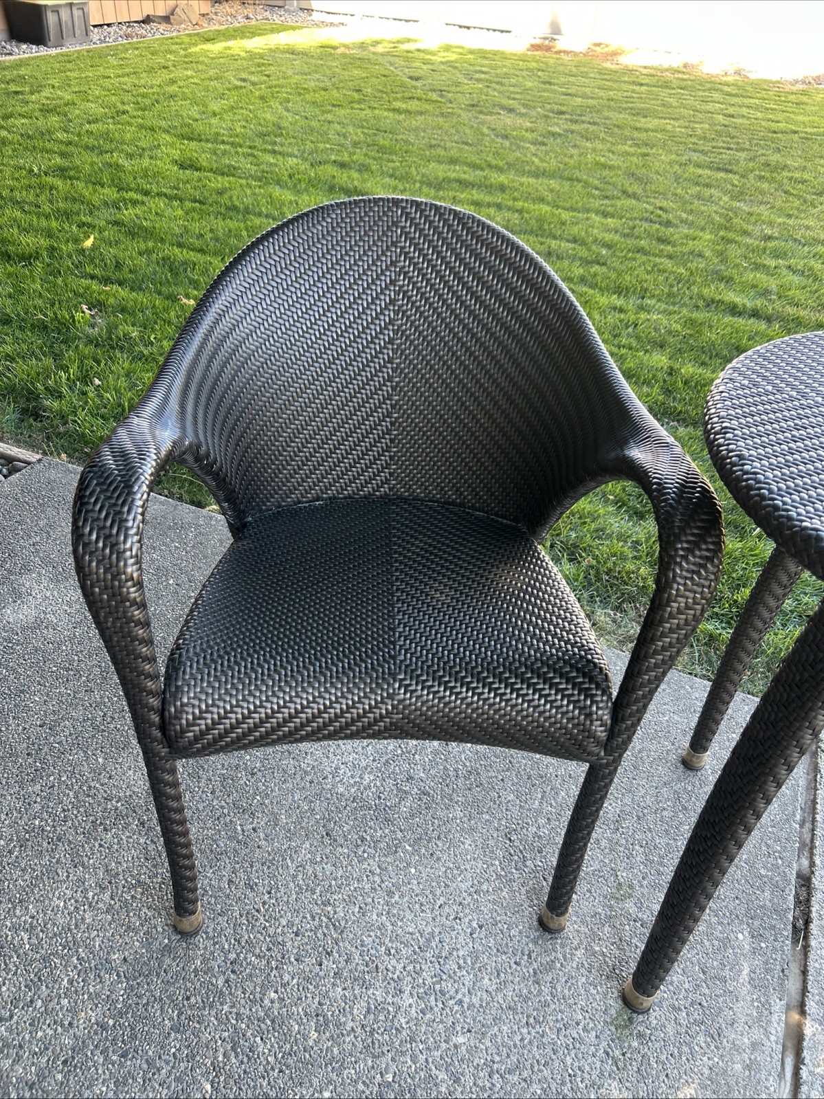 JANUS DEDON Tango HIGH Quality Hand Made Woven Patio Table /Chairs Furniture Set