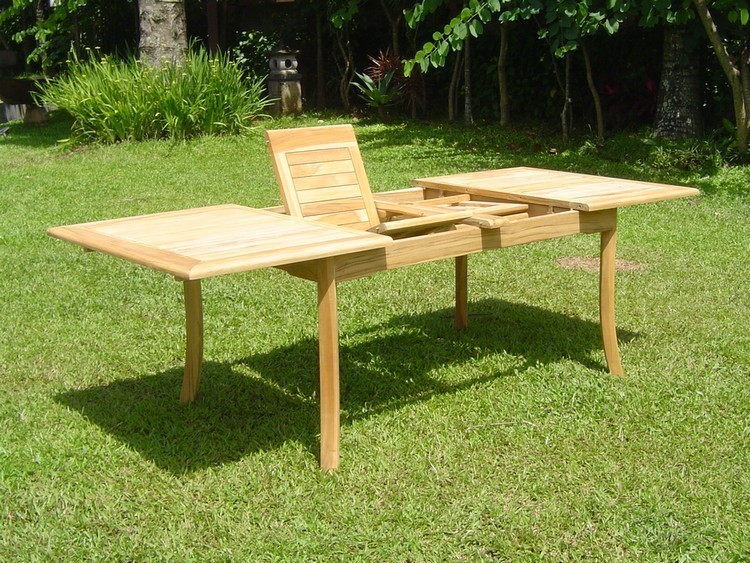 Devon GradeA Teak 9pc Dining 94″ Rectangle Table Chairs Set Outdoor Garden Patio