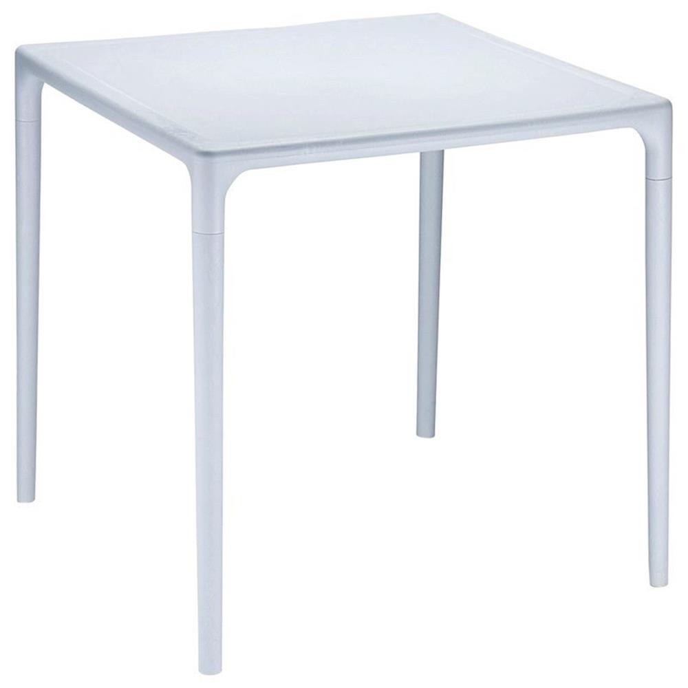 Compamia Mango 28″ Square Patio Dining Table in Gray
