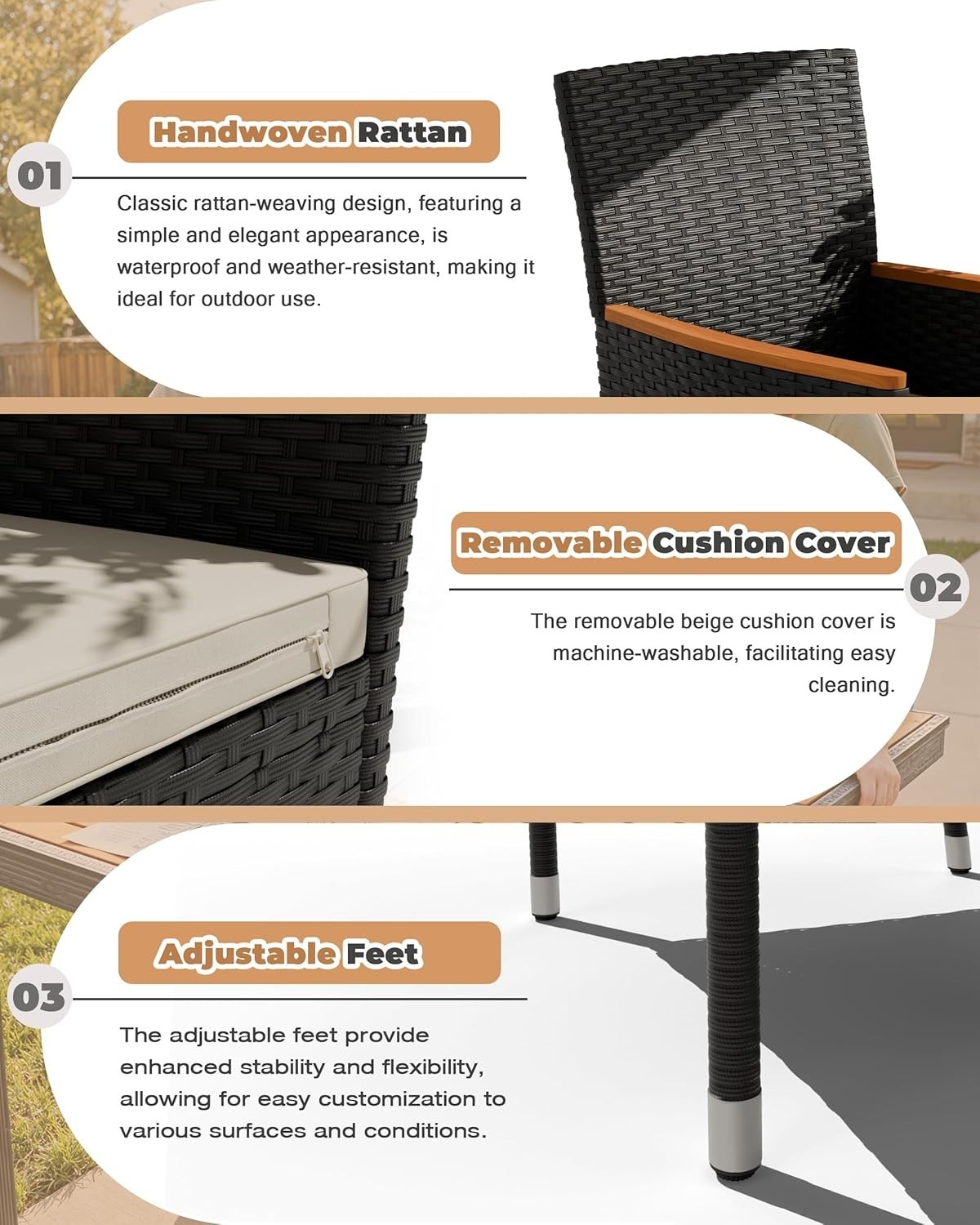 Comfortable 9-Piece Outdoor Dining Set with Cushions for Stylish Gatherings