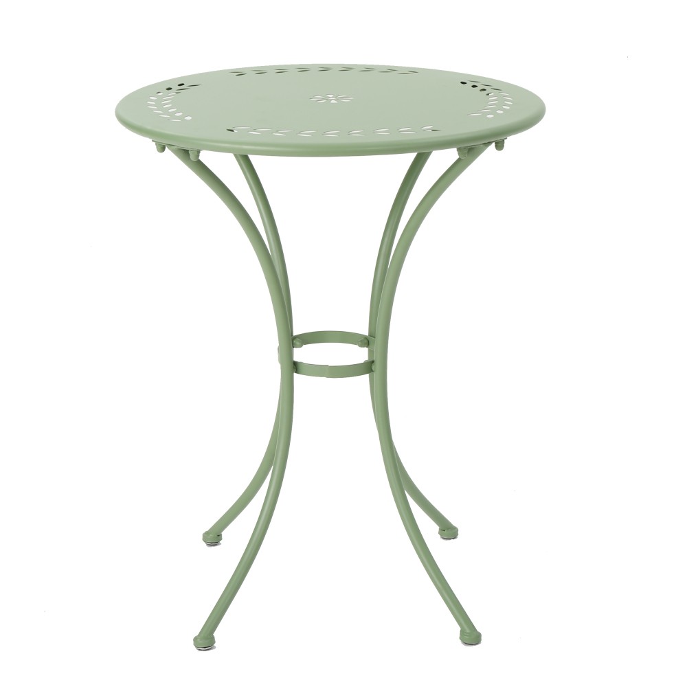 3 Pc Metal Dining Chair Set KD Assembly
