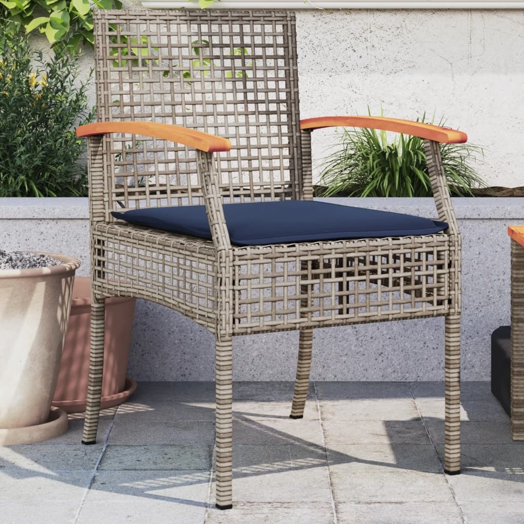 Garden Chair Grey and brown