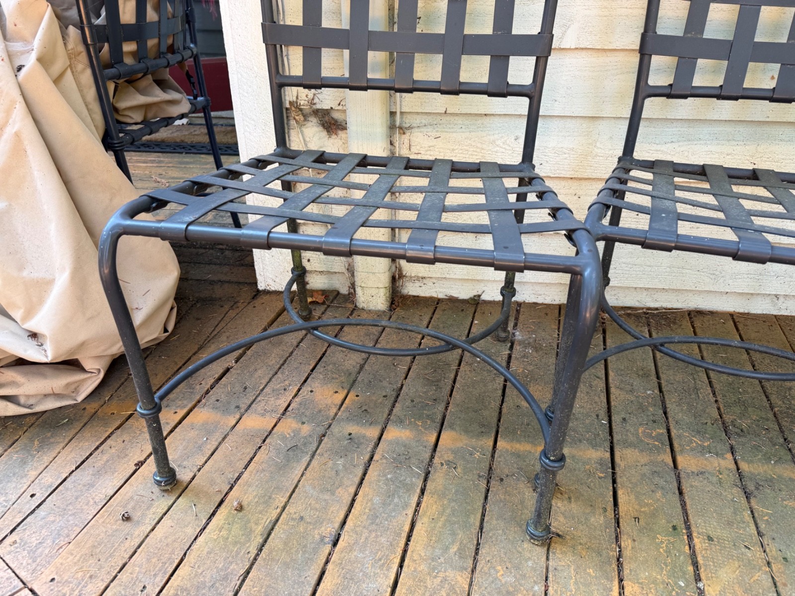 BROWN JORDAN FLORENTINE DINING SET 6 SIX CHAIRS PATIO OUTDOOR RECTANGULAR TABLE