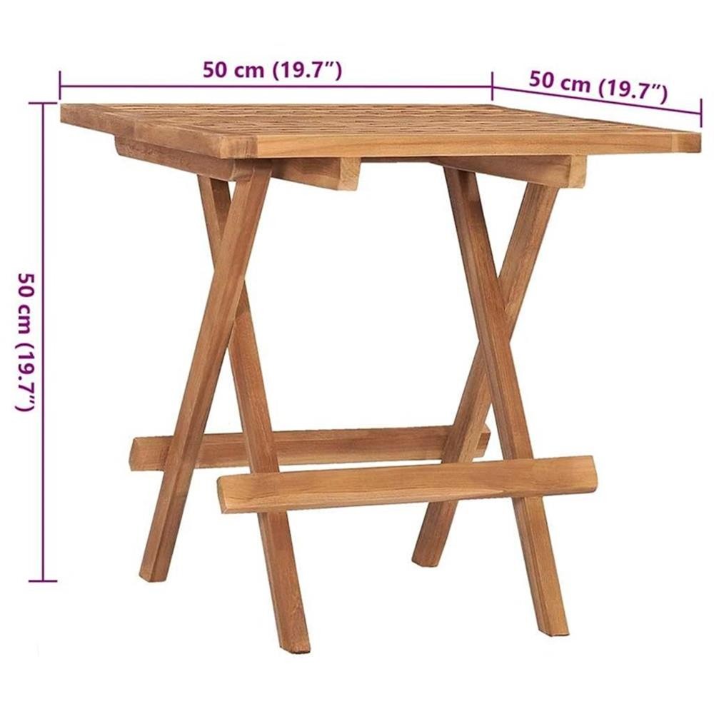 Bowery Hill Contemporary Weather-Resistant Outdoor Dining Set Natural Wood