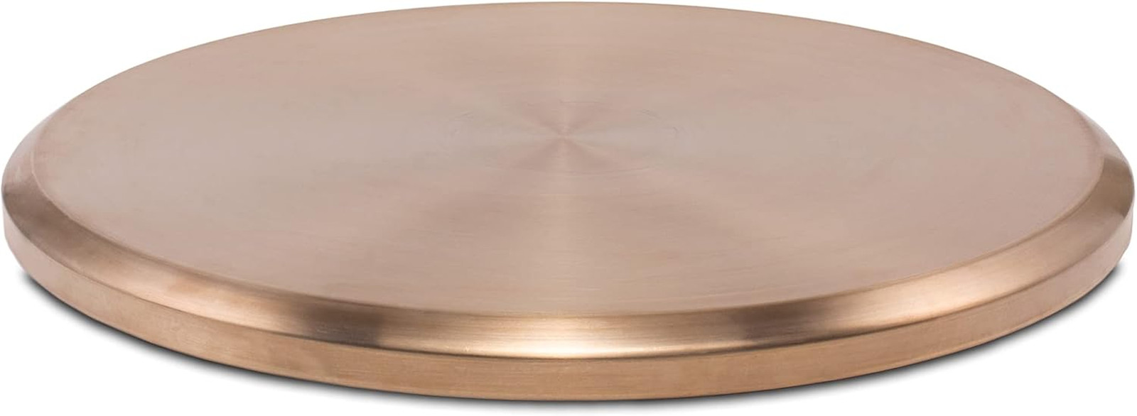 Patio & Celebration Tabletop Fire Pit Cover – 25.6″ Durable Stainless Steel Lid