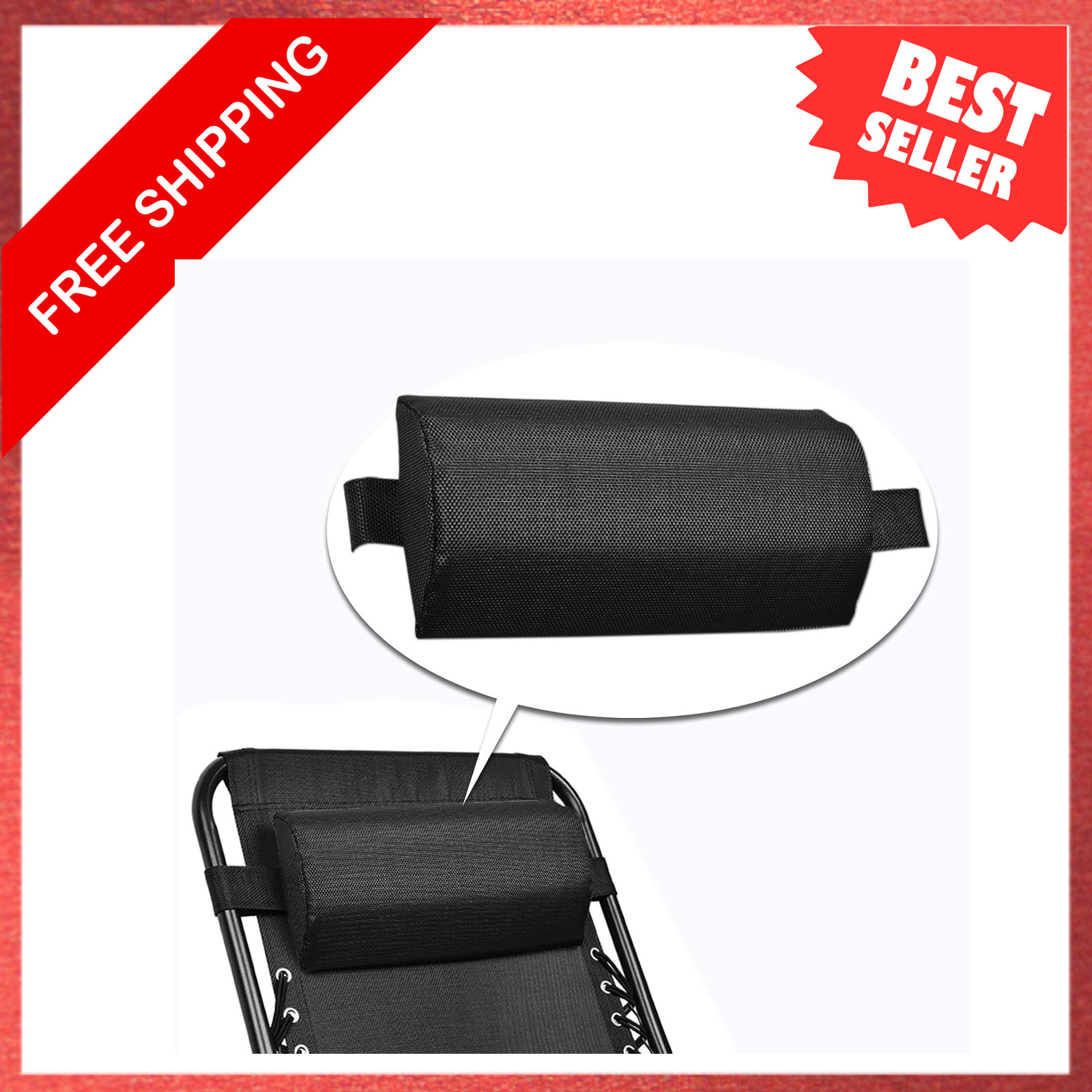 Zero Gravity Chair Pillow Replacement Headrest Neckrest Cushion Universal Fit