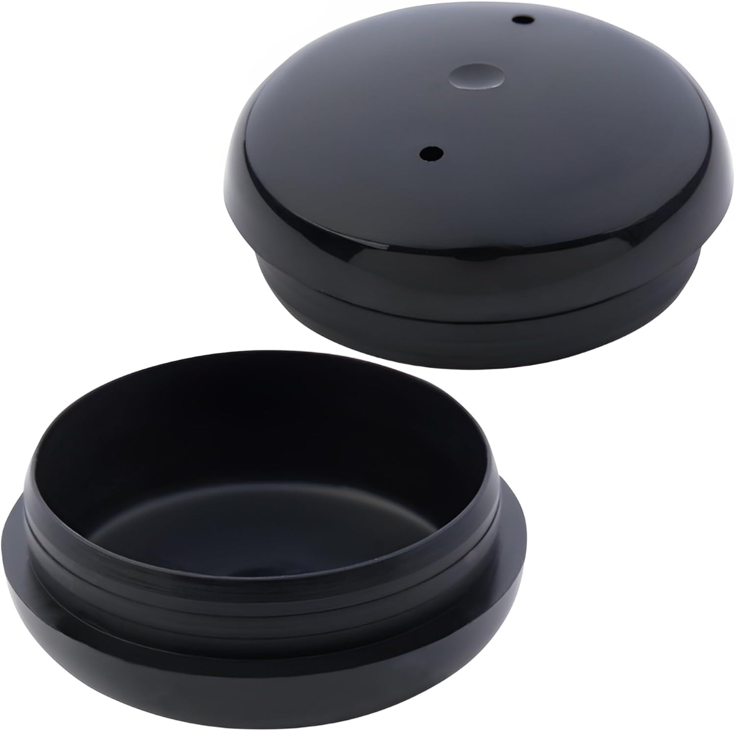 1-1/2″ Wrought Iron Patio Furniture Feet Caps – round Plastic Outdoor Metal T…