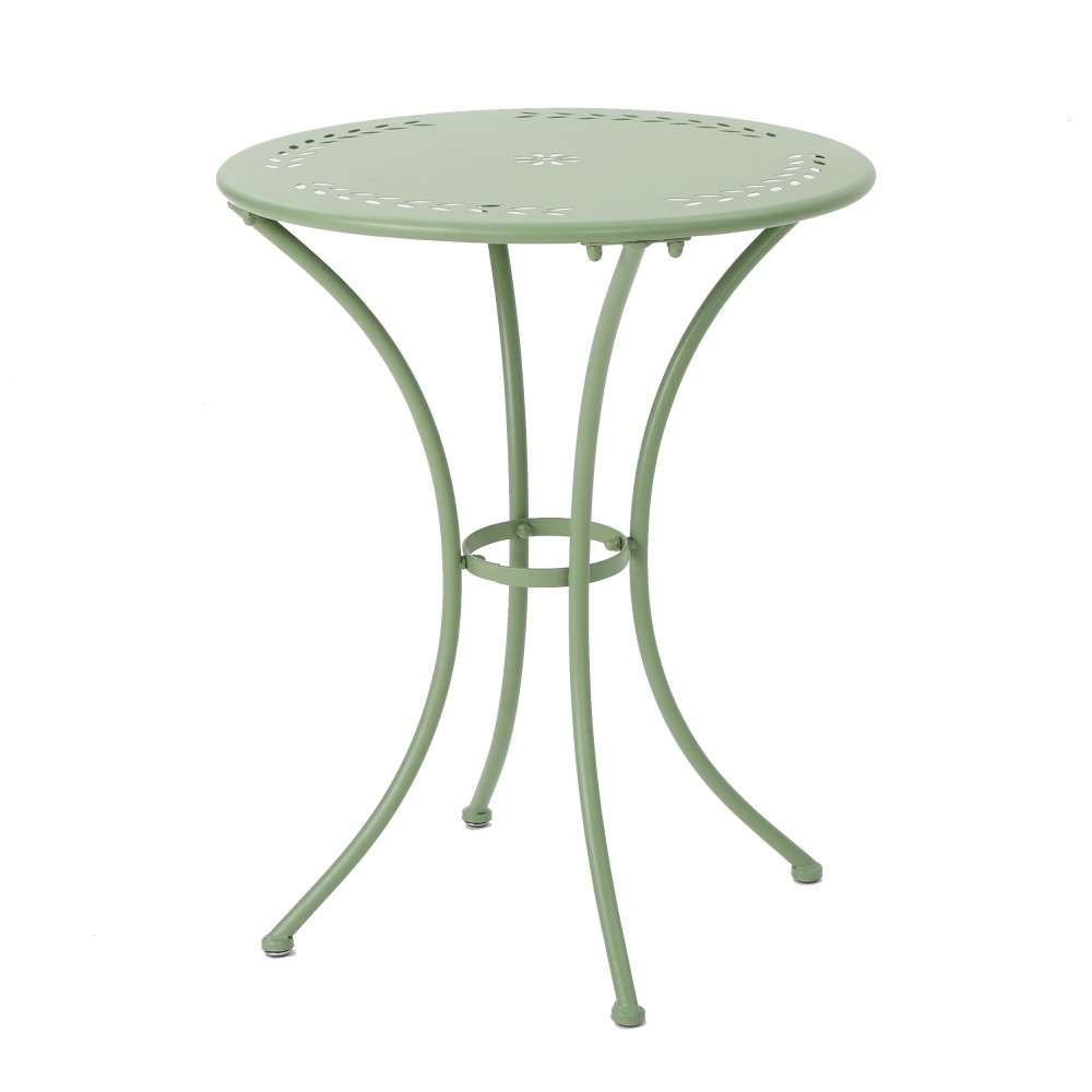 3 Pc Metal Dining Chair Set KD Assembly