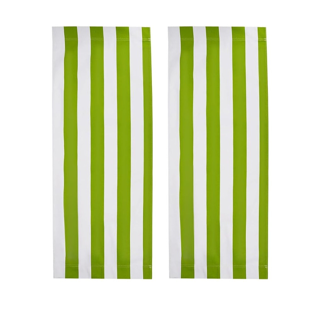 Beach Lounger Replacement Fabric Polyester 120×45 cm Fruit Green White