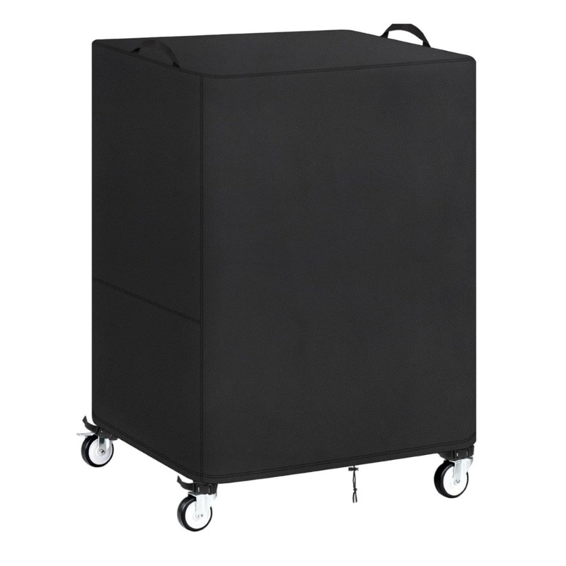 Waterproof AV Trolley Cover 25x19x40Inch Rolling Cart Dust Cover For Offices