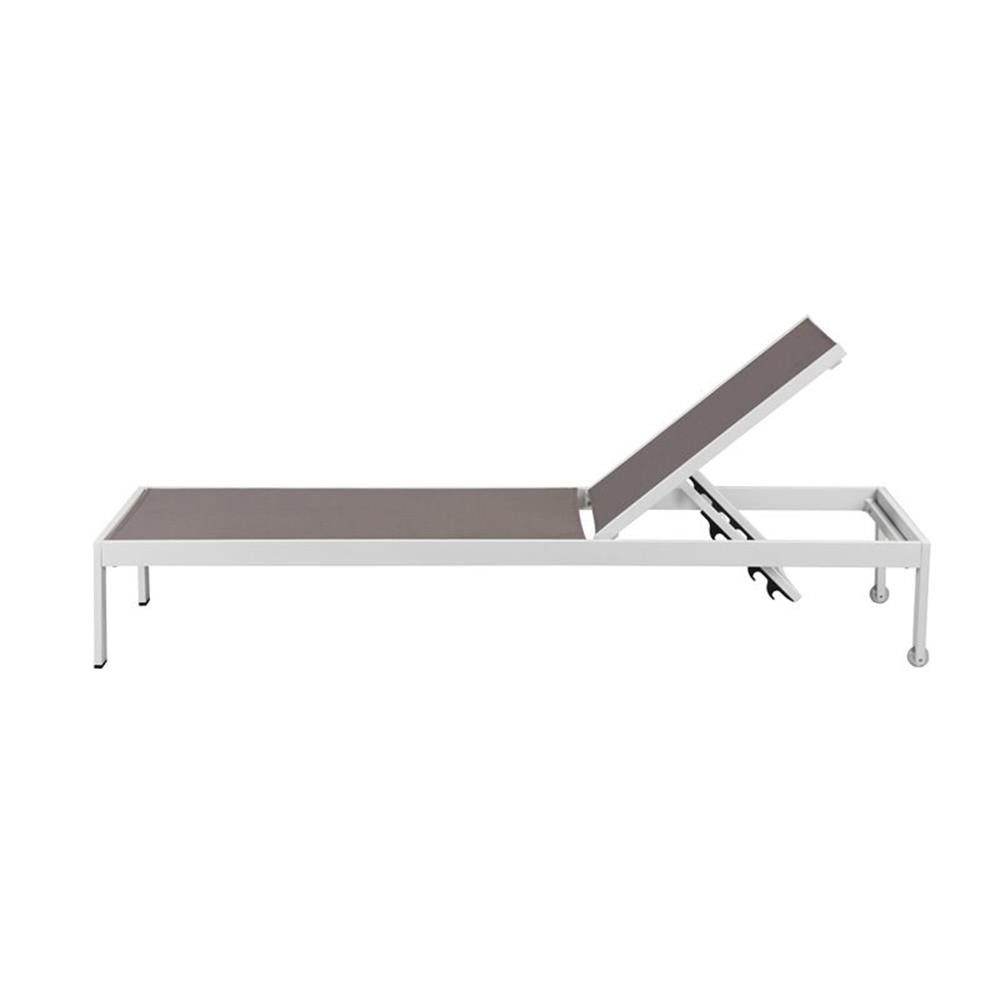Pemberly Row 15-piece Modern Aluminum Patio Sofa Set in White/Gray