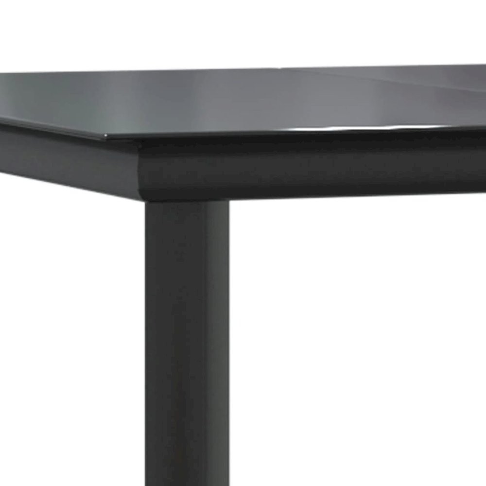 Garden Dining Set Brown