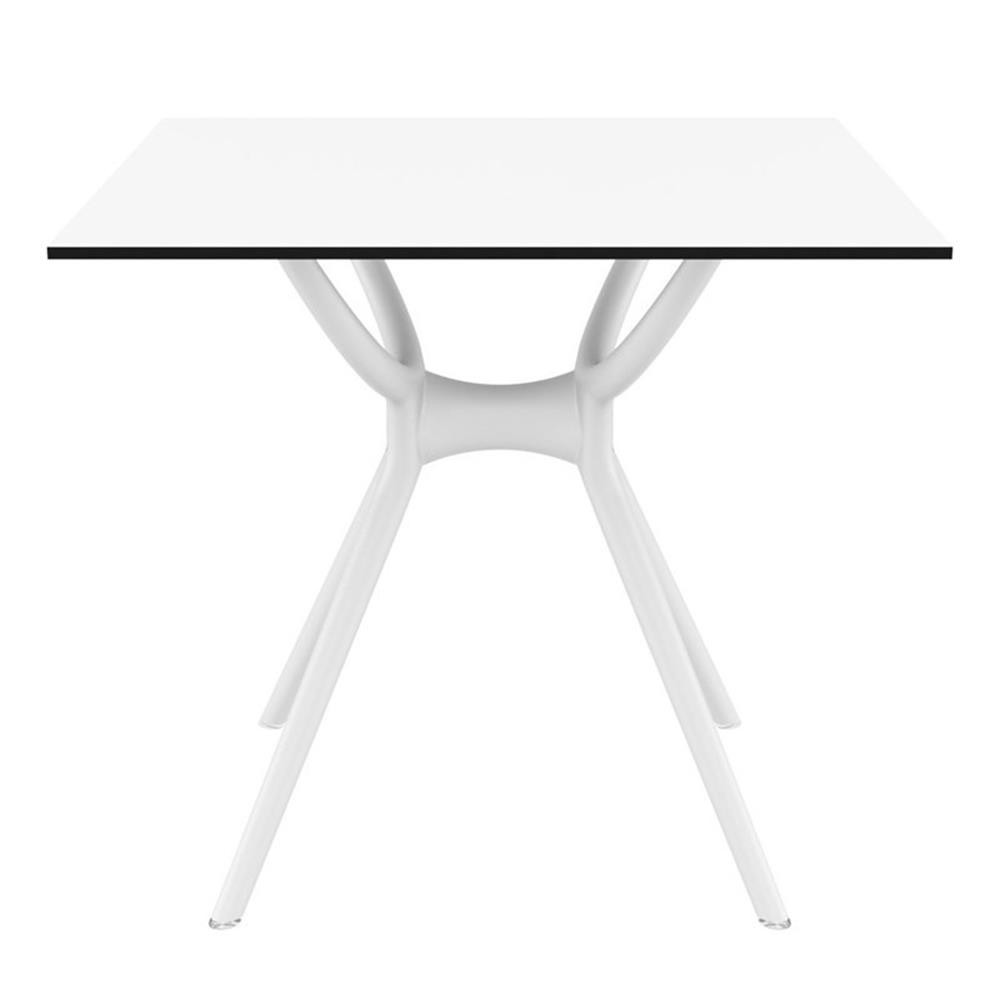 Compamia Siesta Air 31″ Square Dining Table in White