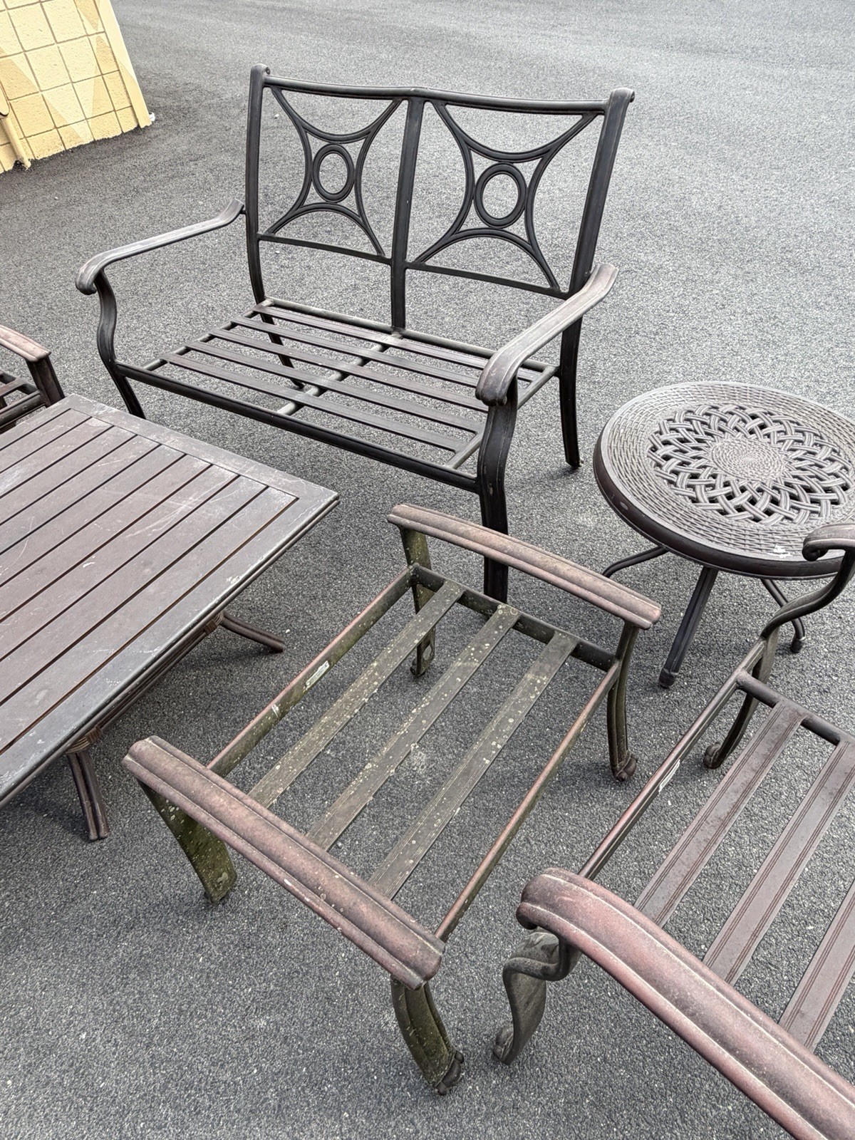Outdoor Conversation Set 8 Pieces *